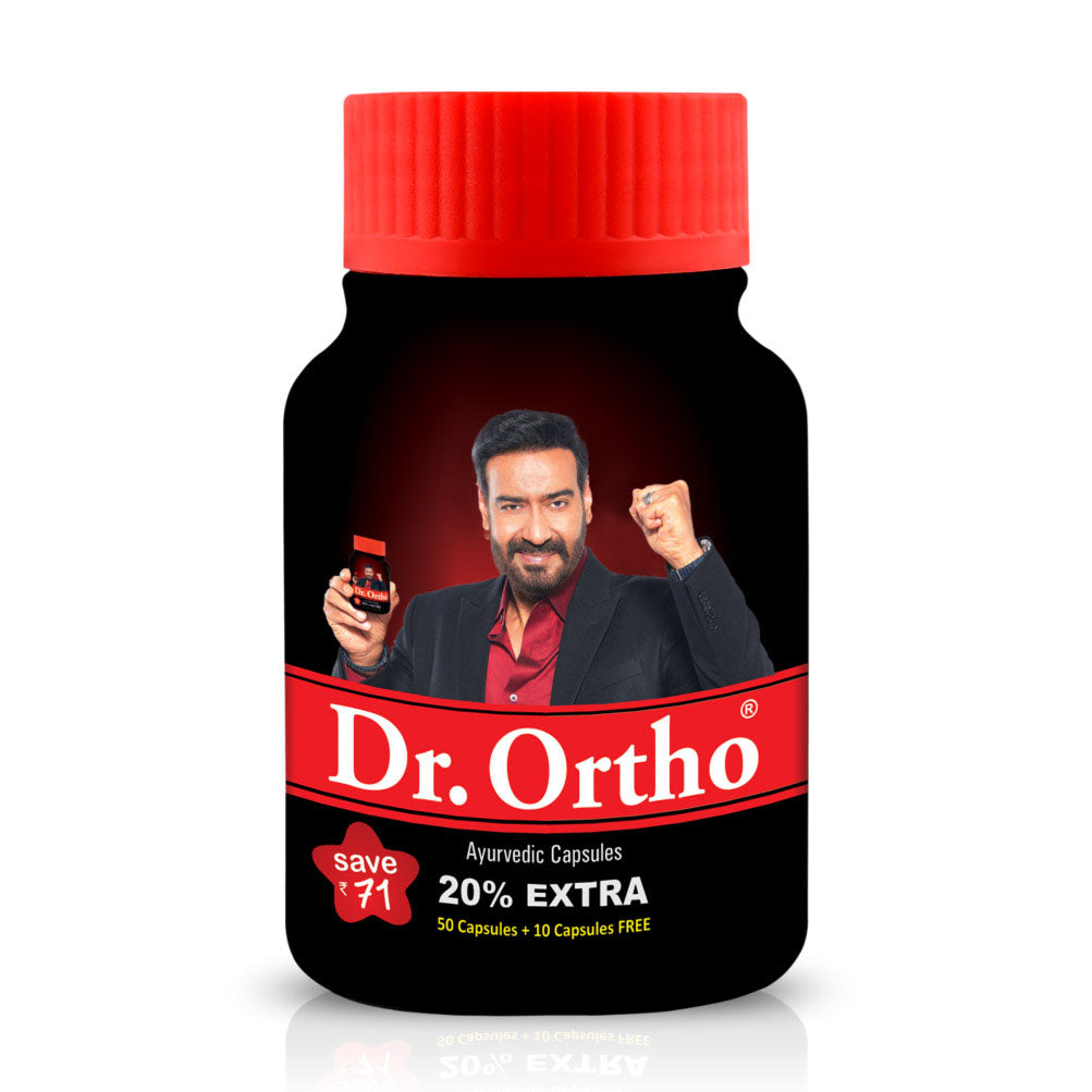 Dr. Ortho Ayurvedic Oil 120ml + 60 caps [Combo Pack]