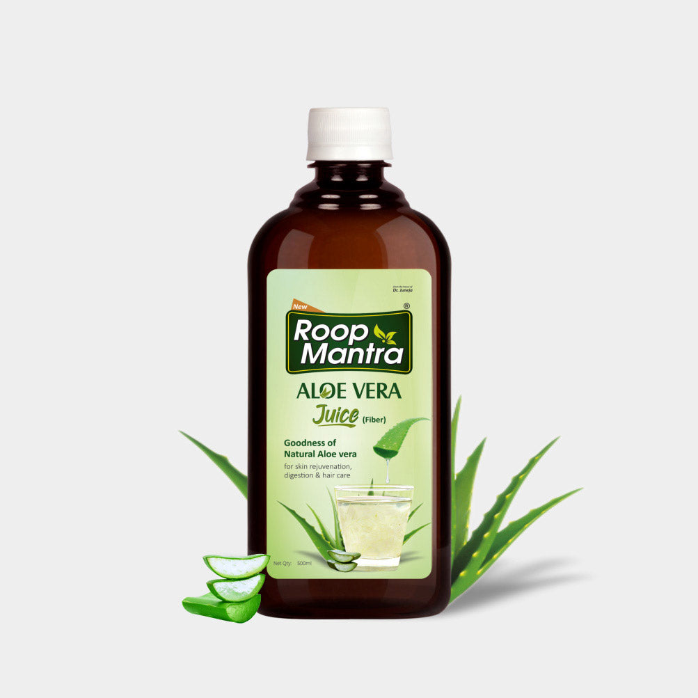 Roop Mantra Aloe Vera Juice (Fiber) - 500ml