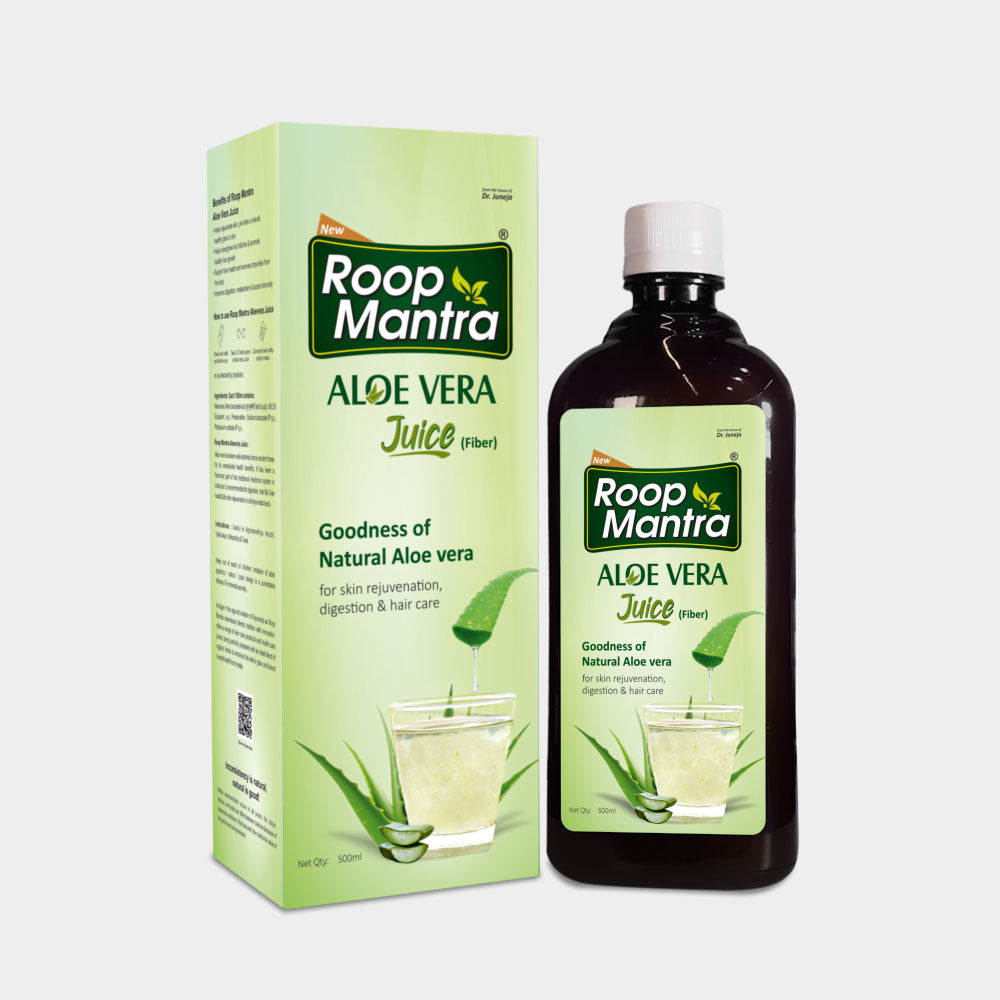 Roop Mantra Aloe Vera Juice (Fiber) - 500ml