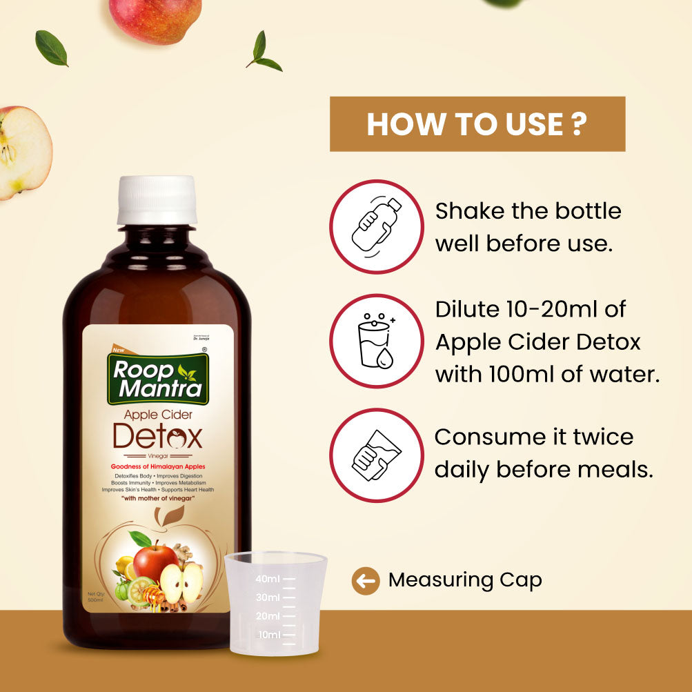 Roop Mantra Apple Cider Vinegar - 500ml