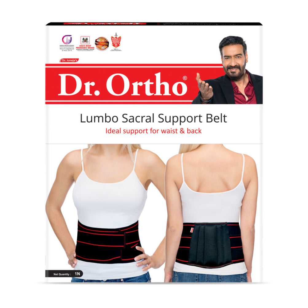 Dr. Ortho Combo - Back Support, Lumbo Sacral Support Belt, Pain Relief Balm