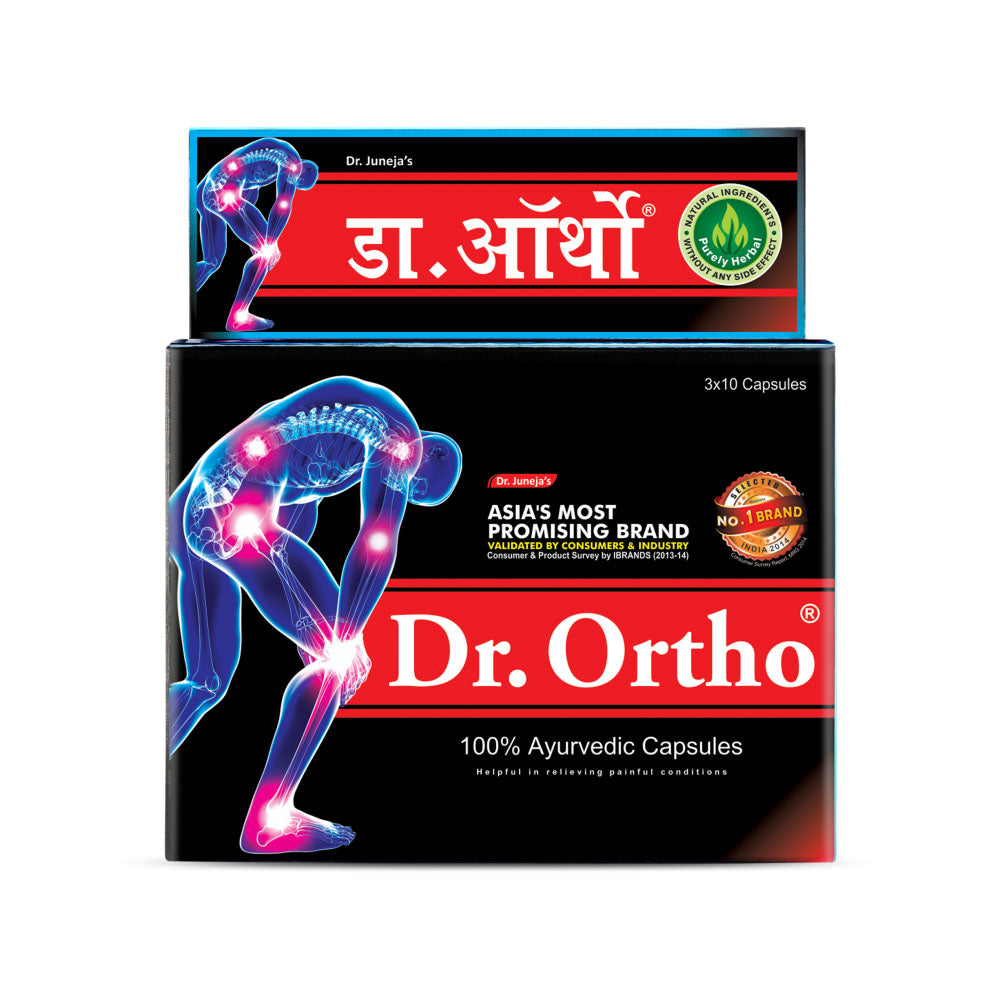 Dr. Ortho Ayurvedic Oil 120ml + 30 Caps [Combo Pack]