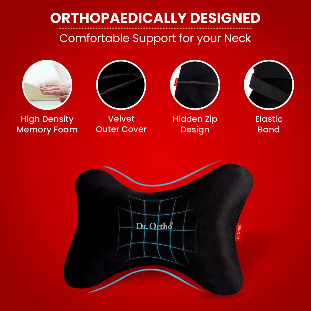 Dr. Ortho Orthopaedic Car Neck Rest Pillow