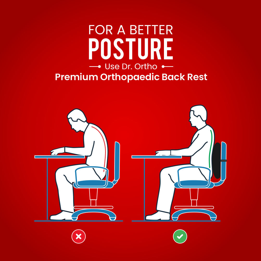 Middle Back Rest Orthopaedic Back Rest for Superior Spine Support & Comfort – Divisa Store