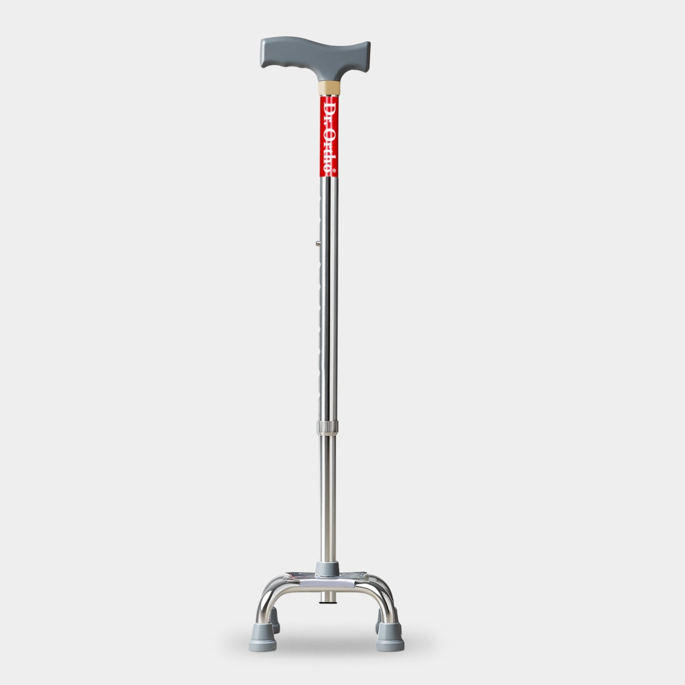 Dr. Ortho Quadripod Adjustable Walking Stick