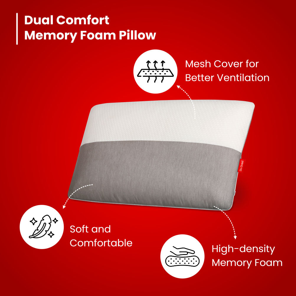 Dr Ortho Sleeping Pillow with Dual Color