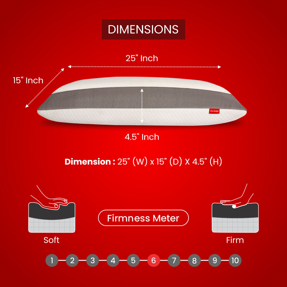 Dr Ortho Sleeping Pillow with Dual Color