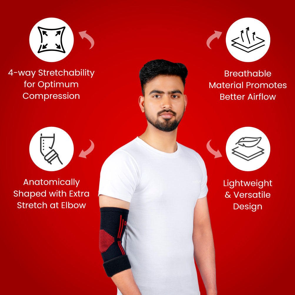 Dr. Ortho Elbow Support With Strap