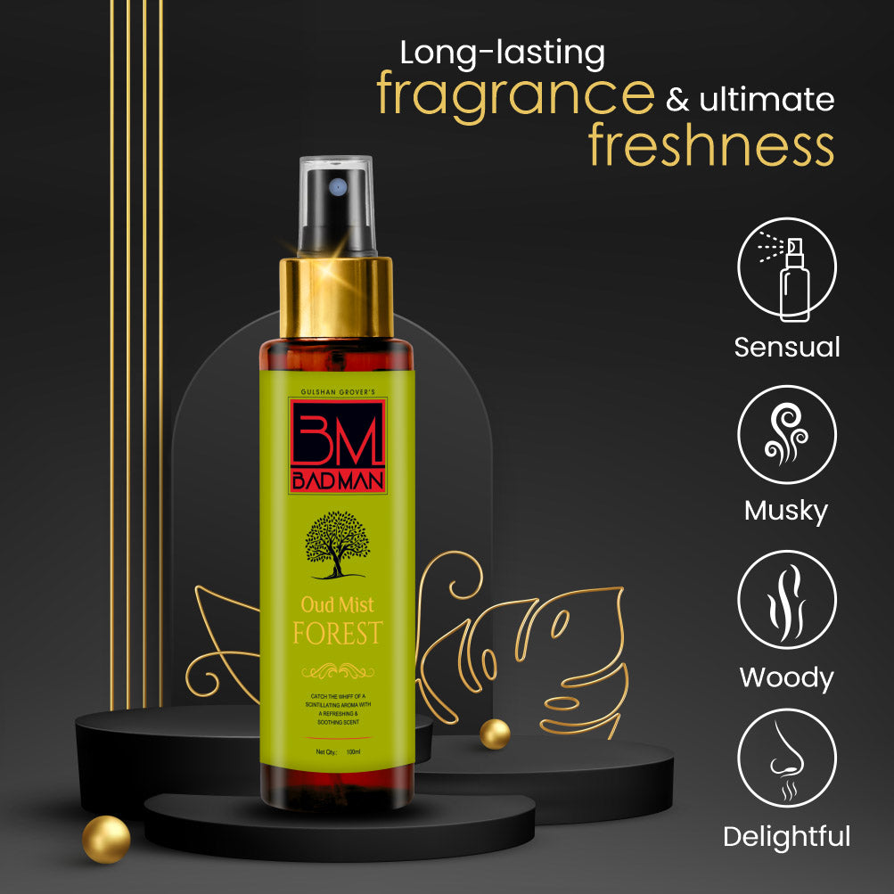 BADMAN Premium Forest Oud Mist Spray, 100ml