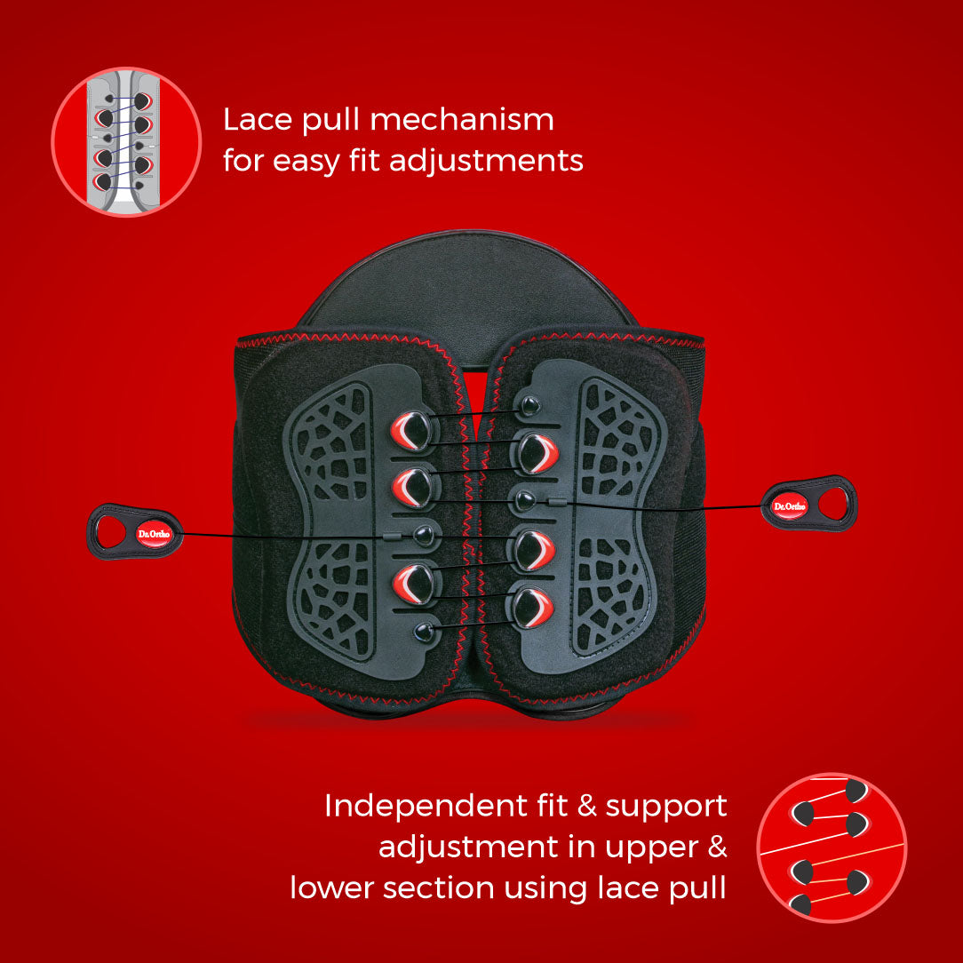 Dr. Ortho Lacepull Lumbo Sacral Belt with Corset