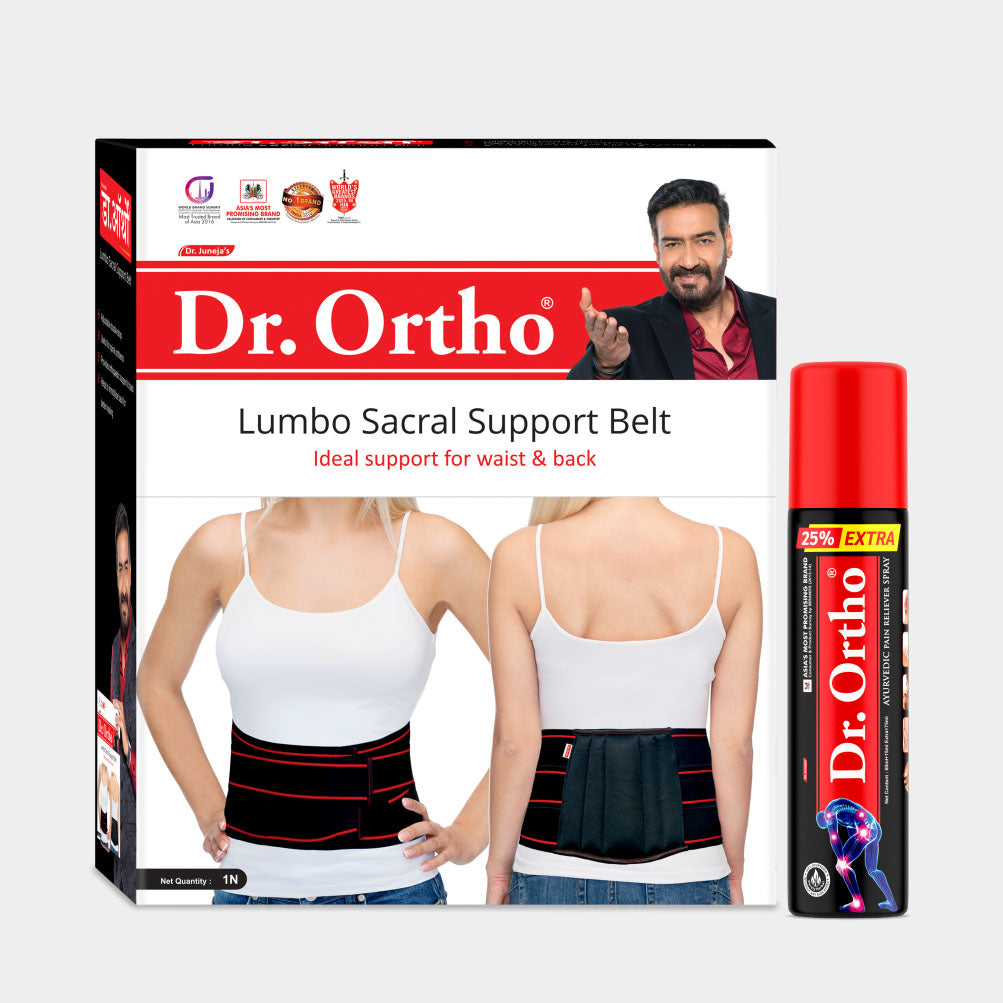 Dr. Ortho Lumbo Sacral Belt and Spray Combo
