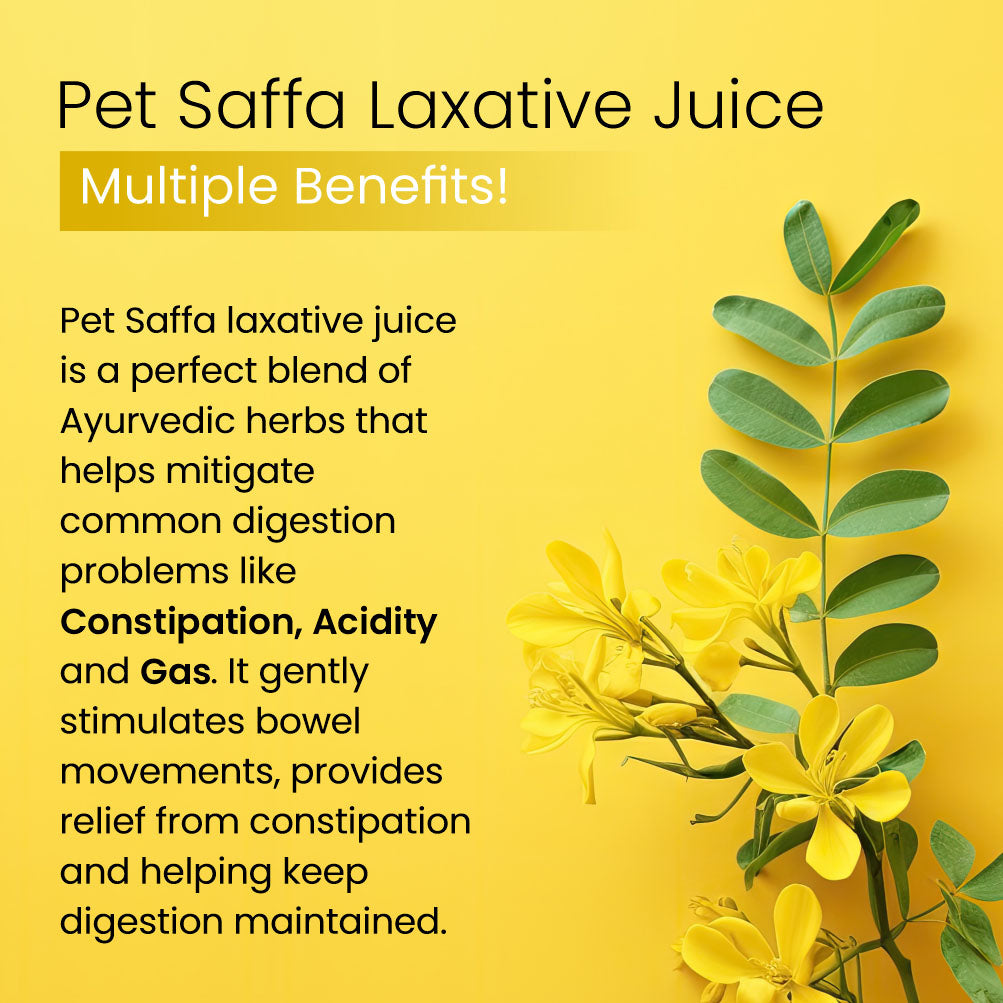 Petsaffa Laxative Syrup (Juice): Relieve Constipation & Improve Bowel ...