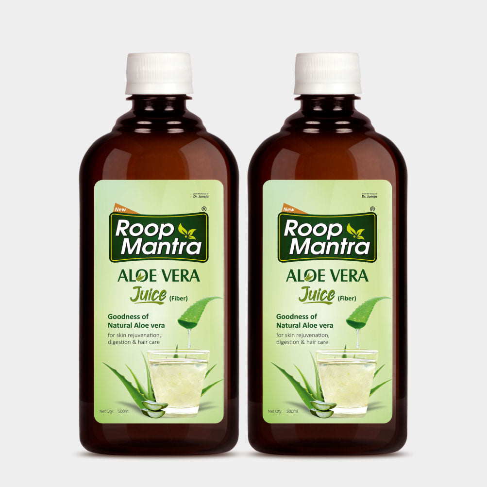 Roop Mantra Aloe Vera Juice (Fiber) - 500ml