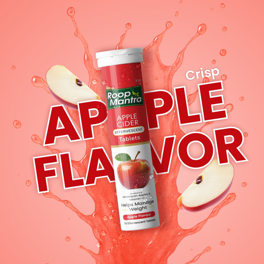 Roop Mantra Apple Cider Effervescent Tablets