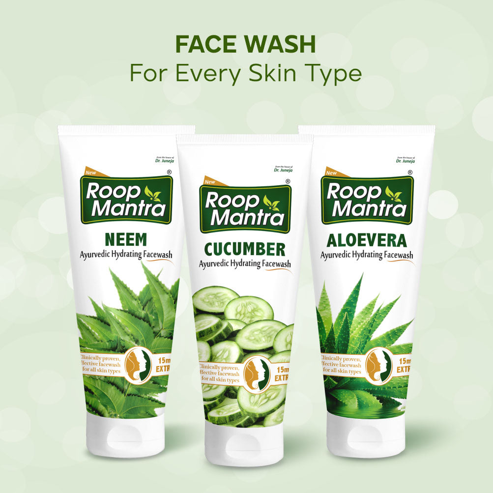 Roop Mantra Ayurvedic Aloe Vera Face Wash - 115ml
