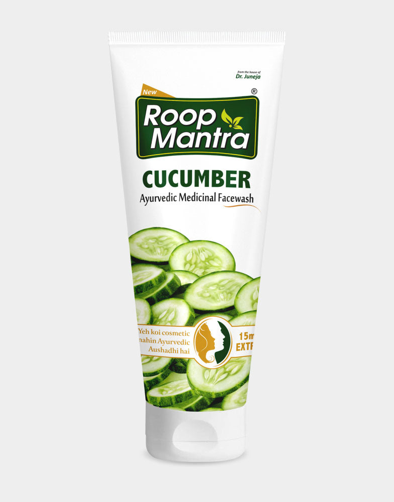 Roop Mantra Ayurvedic Cucumber Face Wash - 115ml