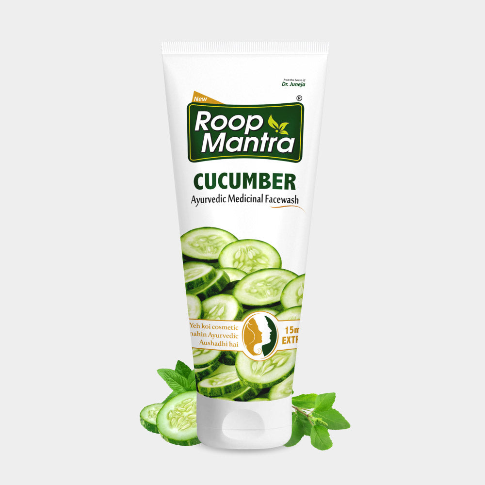 Roop Mantra Ayurvedic Cucumber Face Wash - 115ml