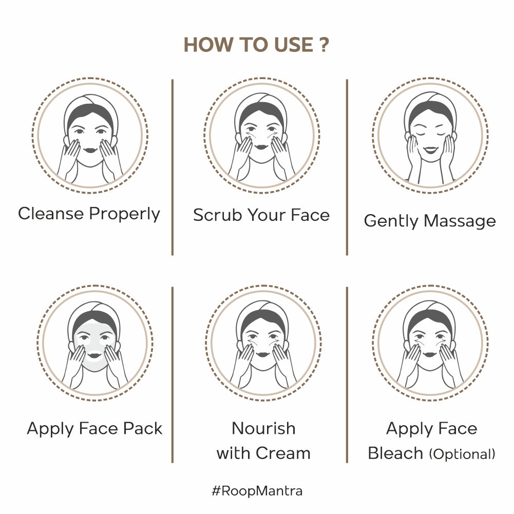 Roop Mantra Herbal Facial Kit - 240g