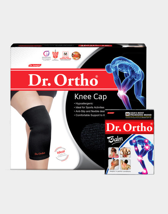 Dr. Ortho Knee Pain Combo - Knee Cap and Pain Reliever Balm