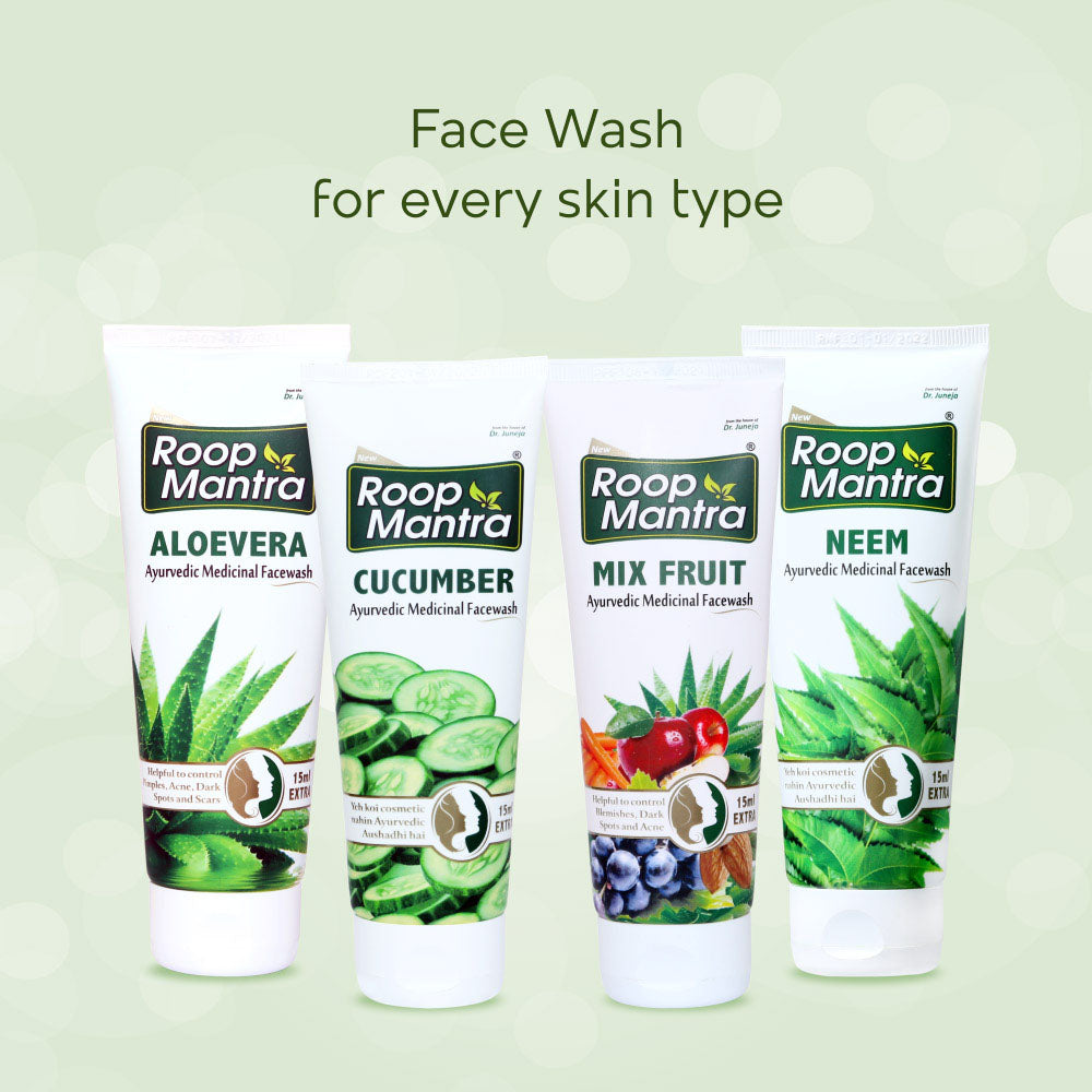 Roop Mantra Ayurvedic Cucumber Face Wash - 50ml