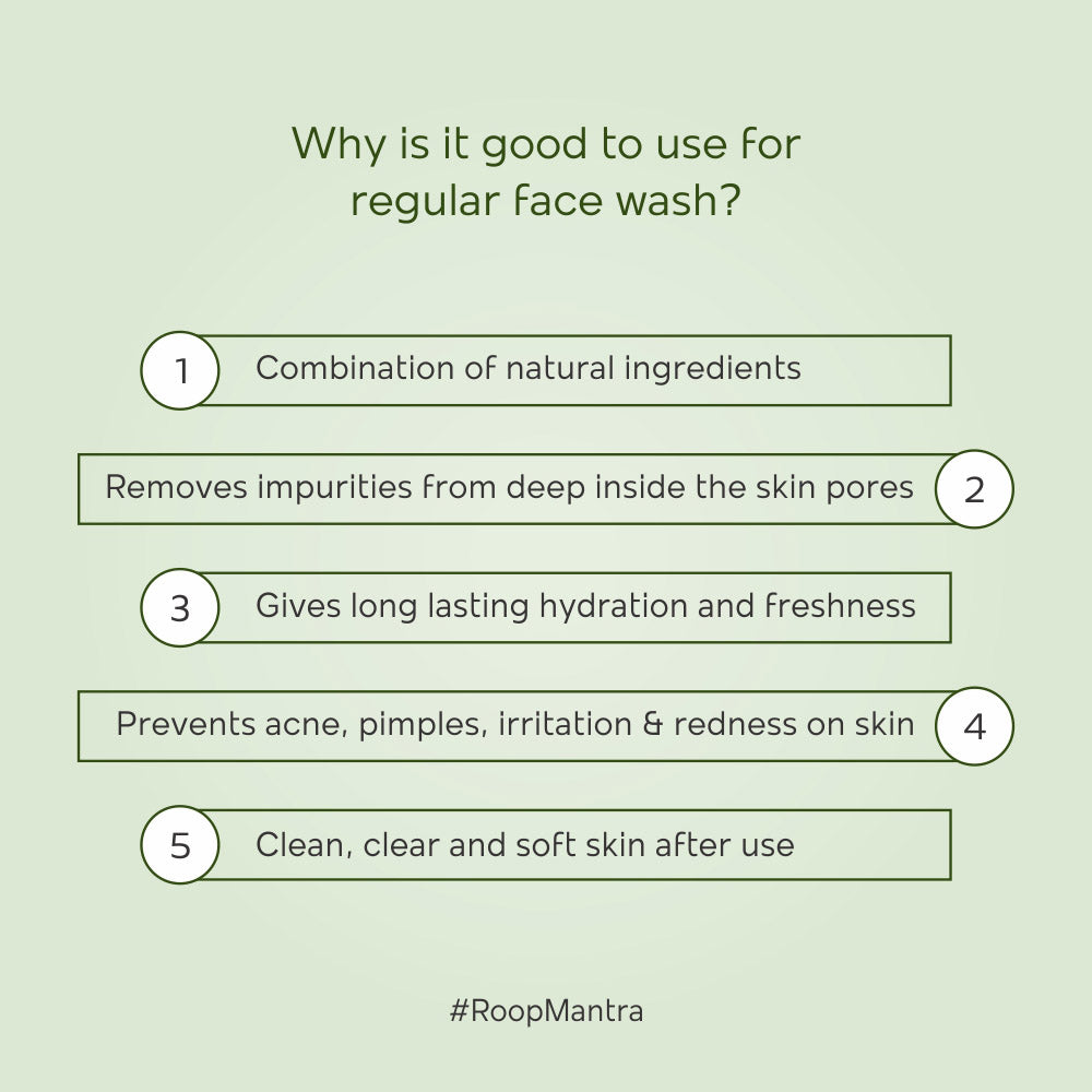 Roop Mantra Ayurvedic Aloe Vera Face Wash